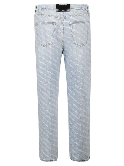 Shop Alexander Wang Women's Light Blue Cotton Jeans