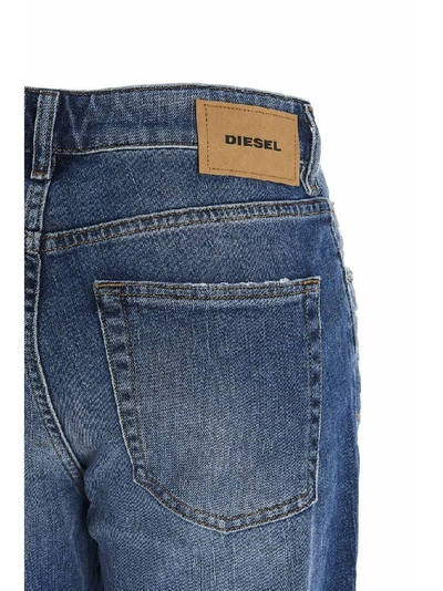 Shop Diesel Women's Blue Cotton Jeans