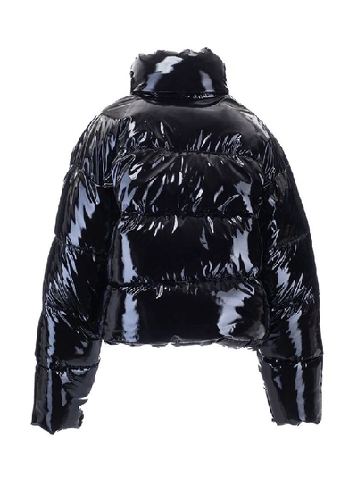 Shop Balenciaga Women's Black Polyester Down Jacket