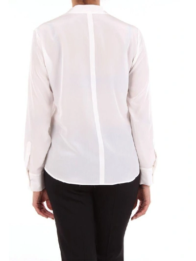 Shop Barba Women's White Silk Blouse