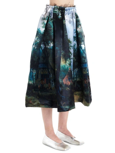 Shop Comme Des Garçons Women's Multicolor Polyester Skirt