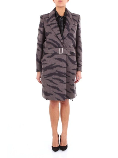 Shop Philosophy Women's Grey Wool Coat