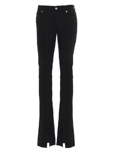 Shop Diesel Women's Black Cotton Jeans