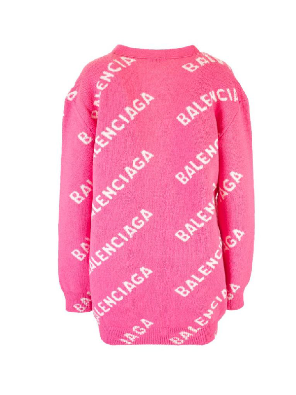 balenciaga pink cardigan