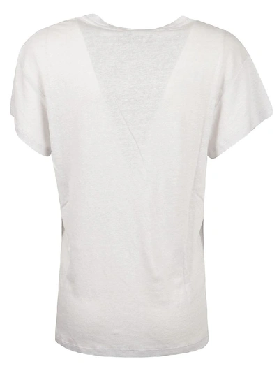 Shop Iro Women's White Linen T-shirt