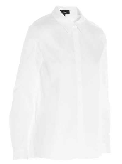 Shop Theory Women's White Cotton Shirt