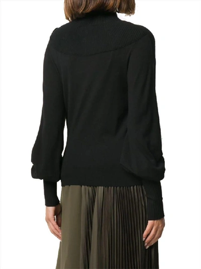 Shop Chloé Women's Black Wool Sweater