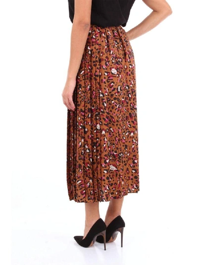 Shop Altea Women's Brown Polyester Skirt