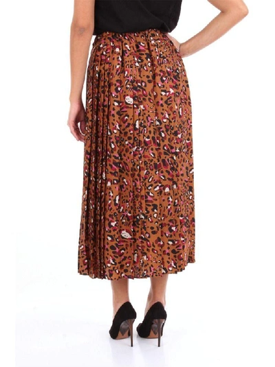 Shop Altea Women's Brown Polyester Skirt