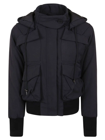 Shop Kenzo Women's Black Polyamide Outerwear Jacket