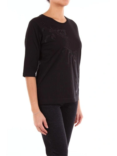 Shop Dries Van Noten Women's Black Cotton T-shirt