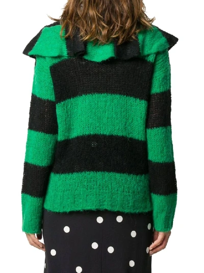 Shop Red Valentino Women's Green Wool Sweater