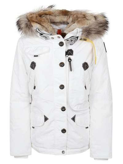 Shop Parajumpers Women's White Polyester Coat