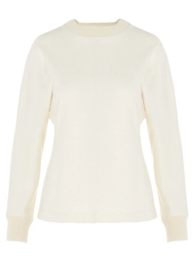 Shop Agnona Women's White Wool Sweater