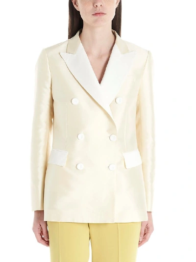 Shop Alberto Biani Women's Yellow Polyester Blazer