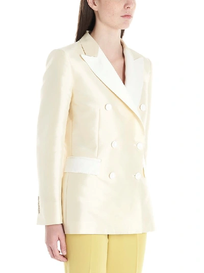 Shop Alberto Biani Women's Yellow Polyester Blazer