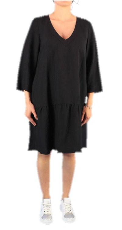Shop Altea Women's Black Viscose Dress