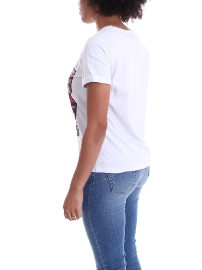 Shop Zoe Women's White Cotton T-shirt