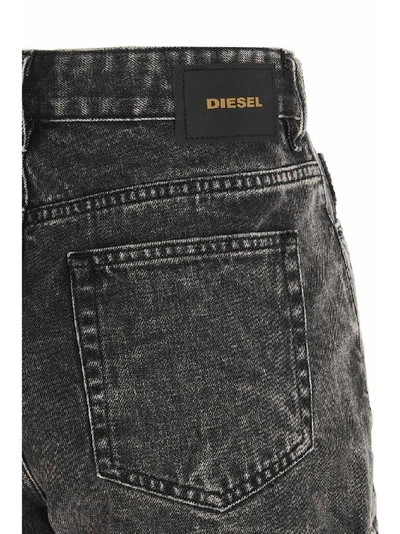 Shop Diesel Women's Grey Cotton Shorts