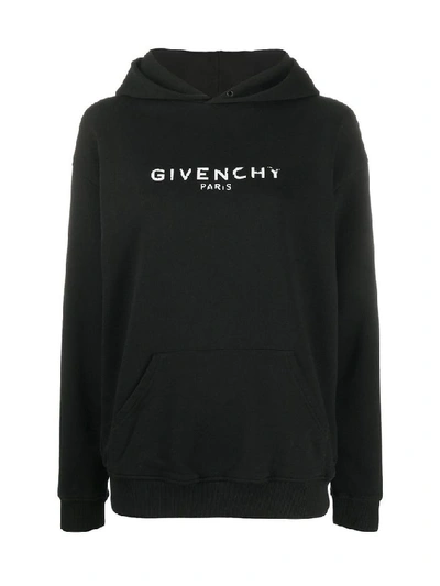 Shop Givenchy Women's Black Cotton Sweatshirt