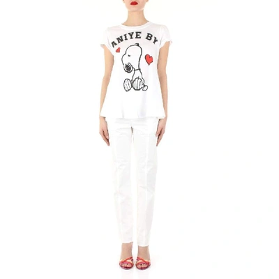 Shop Aniye By Women's White Cotton T-shirt