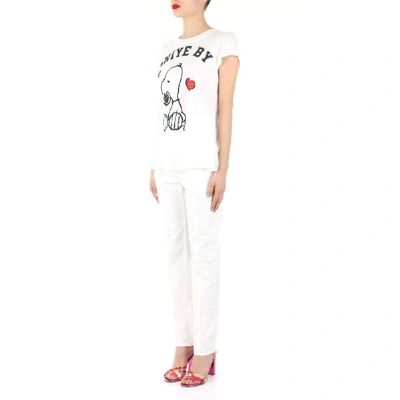 Shop Aniye By Women's White Cotton T-shirt