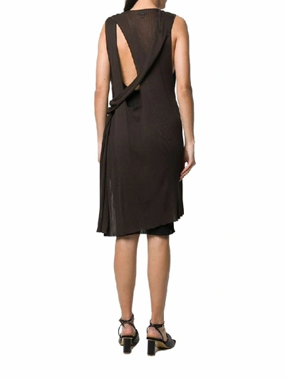 Shop Bottega Veneta Women's Black Cotton Dress