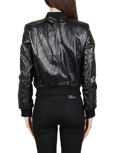 Shop Michael Kors Women's Black Polyester Outerwear Jacket