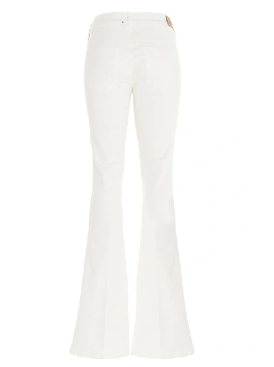 Shop Diesel Women's White Cotton Jeans