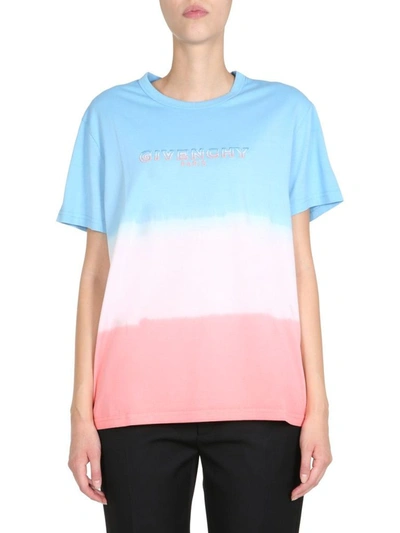 Shop Givenchy Women's Pink Cotton T-shirt