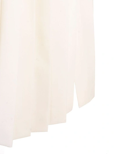 Shop Alessandra Rich Women's White Wool Skirt