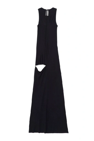 Shop Ann Demeulemeester Women's Black Viscose Dress