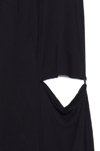 Shop Ann Demeulemeester Women's Black Viscose Dress