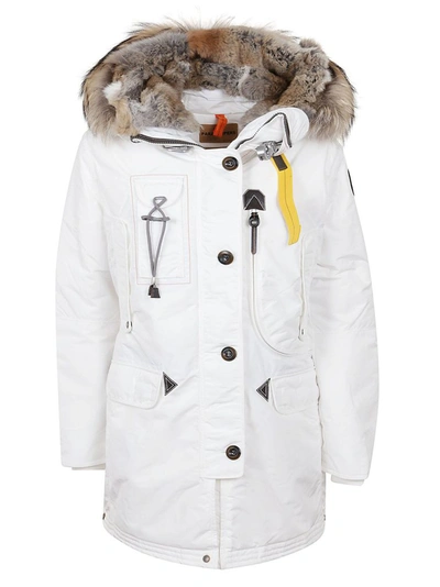 Shop Parajumpers Women's White Polyester Coat