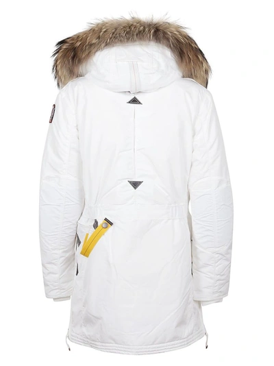 Shop Parajumpers Women's White Polyester Coat