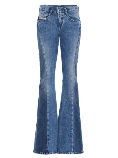 Shop Diesel Women's Blue Cotton Jeans