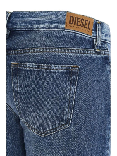 Shop Diesel Women's Blue Cotton Jeans