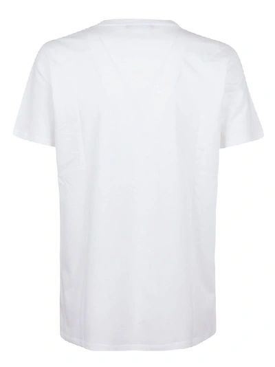 Shop Balmain Women's White Cotton T-shirt