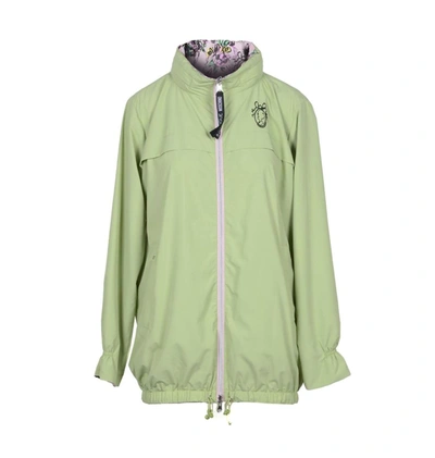 Shop Boutique Moschino Women's Green Polyamide Outerwear Jacket