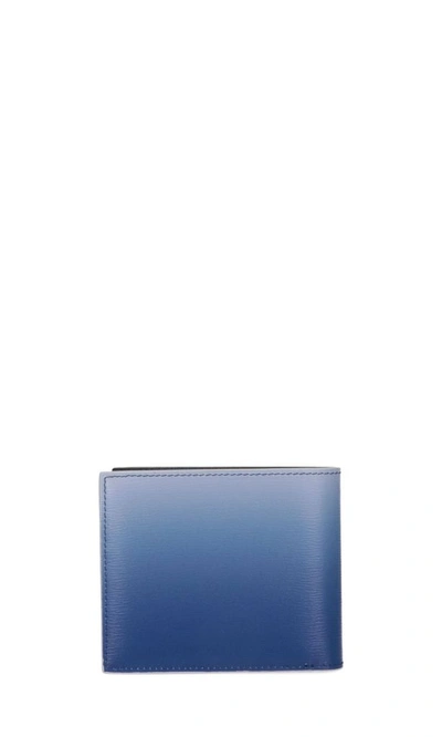 Shop Dior Men's Blue Leather Wallet