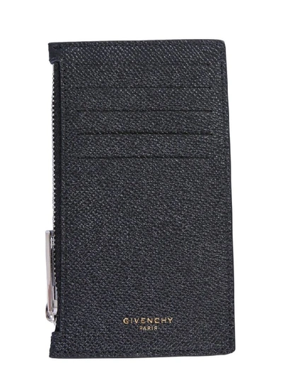 Shop Givenchy Men's Black Leather Card Holder