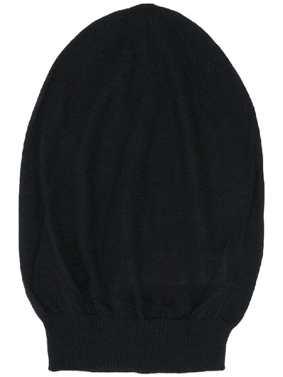 Shop Rick Owens Men's Black Cashmere Hat