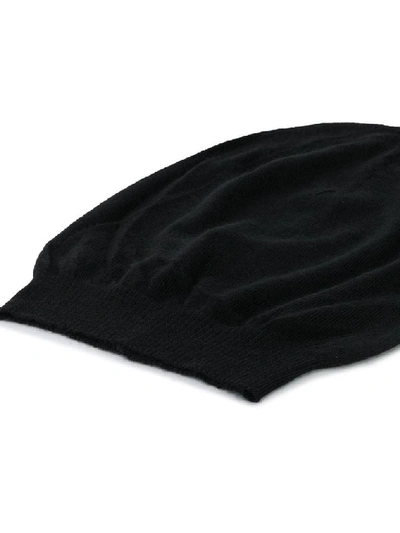 Shop Rick Owens Men's Black Cashmere Hat