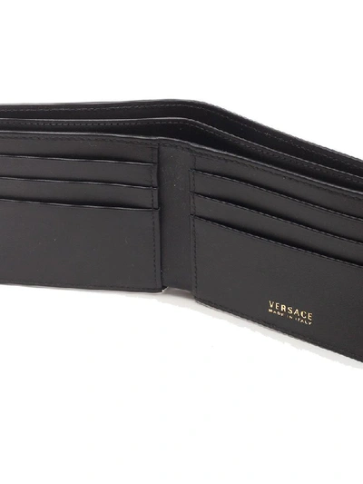 Shop Versace Men's Black Leather Wallet