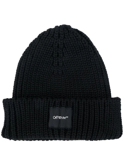 Shop Off-white Men's Black Wool Hat