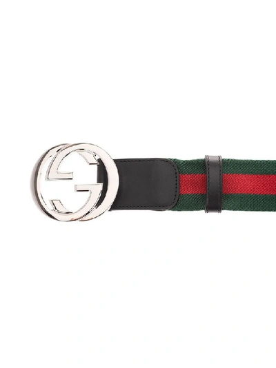 Shop Gucci Men's Multicolor Leather Belt