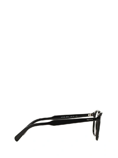 Shop Prada Men's Black Metal Glasses