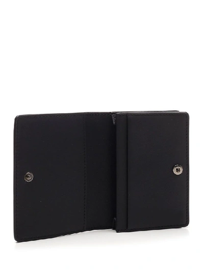 Shop Alexander Mcqueen Men's Black Leather Card Holder