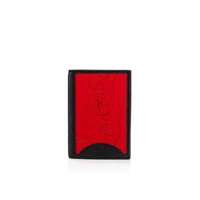 Shop Christian Louboutin Men's Black Leather Wallet