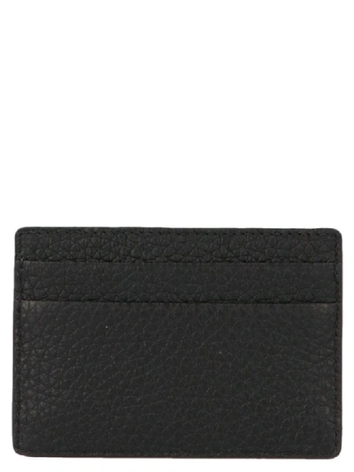 Shop Versace Men's Black Leather Card Holder